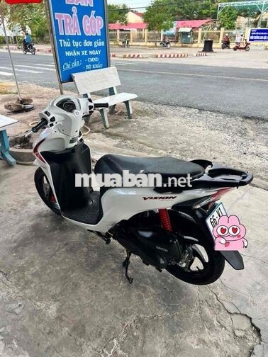 Honda Vision Fi Trắng Khoá Smakey (trả góp)