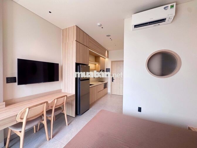 PONTE STUDIO FULL NỘI THẤT TẦNG 20 - BAN CÔNG VIEW BIỂN ĐẸP - GIẶT SẤY