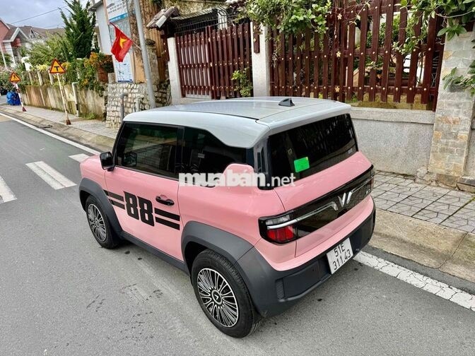 VinFast VF3 Sản xuất 2024 Pin Mua Màu Hồng xe đẹp