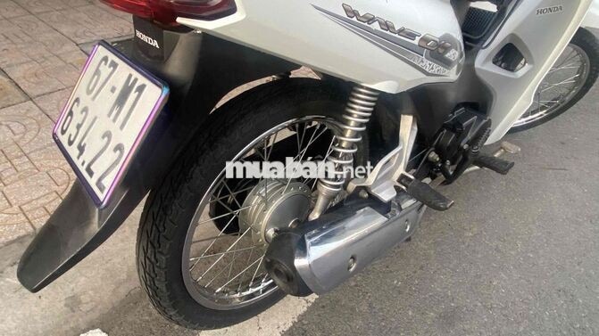 Honda Wave 110 dk 2019 Trắng bs 67 ag