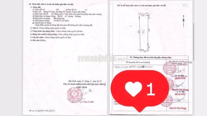 [CHÍNH CHỦ BÁN] XÃ BẮC BÌNH, tỉnh LÂM ĐỒNG: QUỸ ĐẤT 6.000M² MẶT