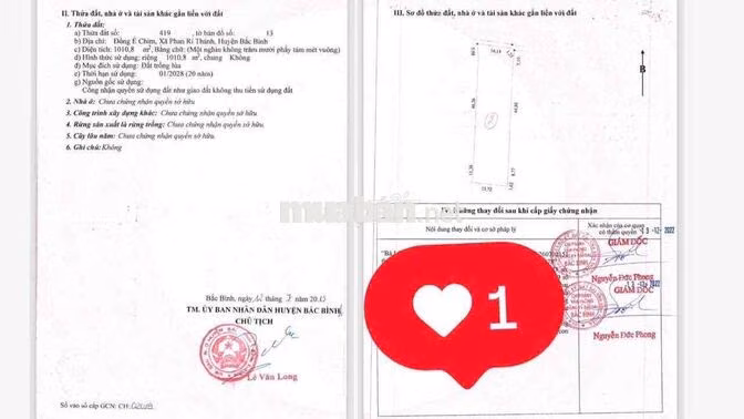[CHÍNH CHỦ BÁN] XÃ BẮC BÌNH, tỉnh LÂM ĐỒNG: QUỸ ĐẤT 6.000M² MẶT