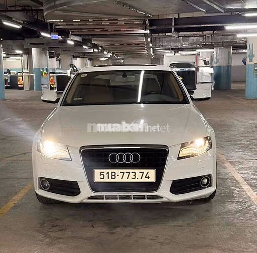 Audi A4 2009 Trắng Tự động