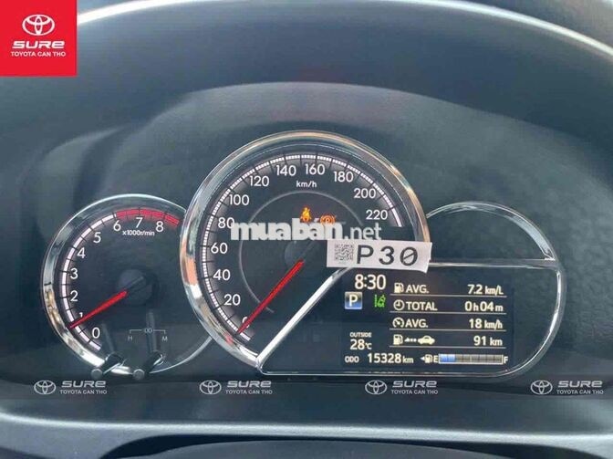 Toyota Vios G (CVT) 2024 Trắng siêu lướt 