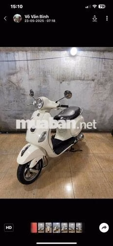 Piaggio Vespa Trắng Xăng