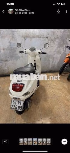 Piaggio Vespa Trắng Xăng