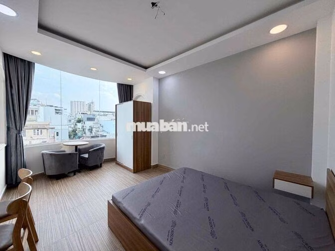 🔥Căn Hộ 1Ph Ngủ Full NT - Cửa Sổ - Ban Công - Máy Giặt Riêng