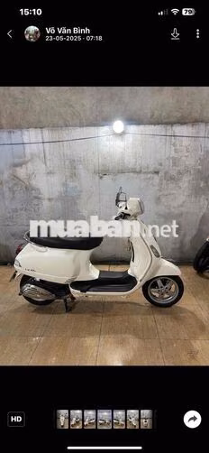 Piaggio Vespa Trắng Xăng