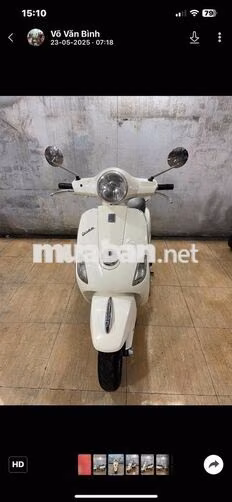 Piaggio Vespa Trắng Xăng