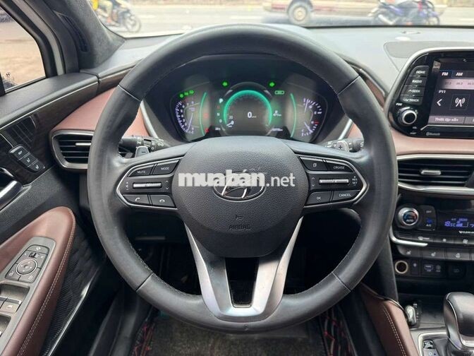 Hyundai Santafe 2019 Premium 2.4L xăng,màu trắng