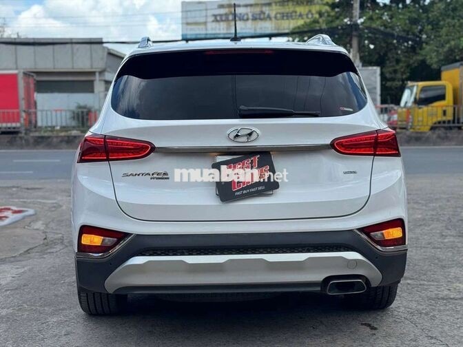 Hyundai Santafe 2019 Premium 2.4L xăng,màu trắng