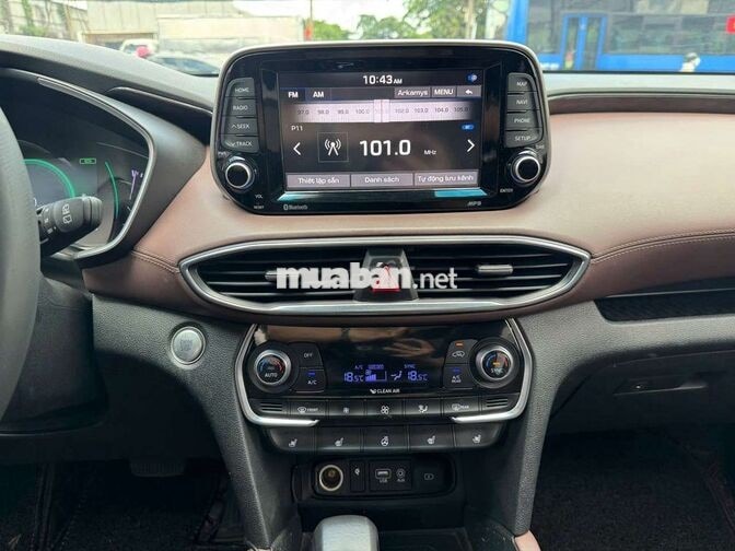Hyundai Santafe 2019 Premium 2.4L xăng,màu trắng