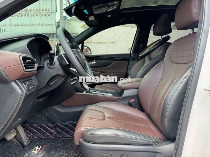 Hyundai Santafe 2019 Premium 2.4L xăng,màu trắng