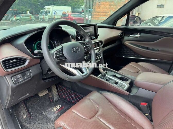 Hyundai Santafe 2019 Premium 2.4L xăng,màu trắng