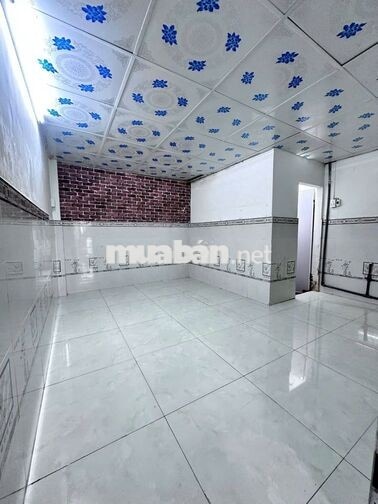 (9 Triệu 3 PN 2 WC) cho thuê nhà hẻm 3 gác trần tấn  4x15m trệt + lửng