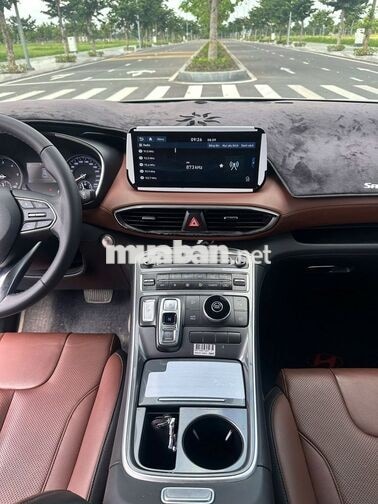 Hyundai SantaFe 2022 Dầu 40.000KM Trắng