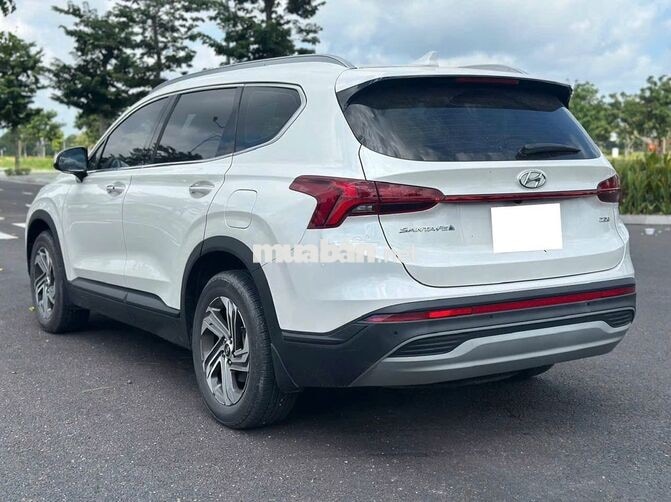 Hyundai SantaFe 2022 Dầu 40.000KM Trắng