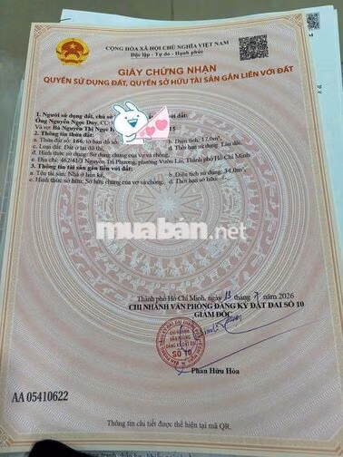 BÁN NHÀ TRUNG TÂM Q10 Nguyễn Tri Phương