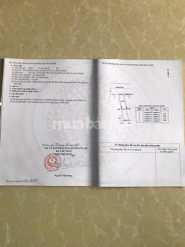 Chủ ngộp bán lô đất 130m2 Đ. Hồ Văn Tắng xã Tân Phú Trung Củ Chi, sổ h