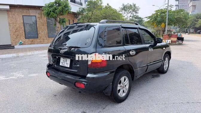Hyundai Santa Fe 2003 Máy dầu Số sàn Đen