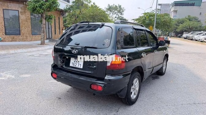 Hyundai Santa Fe 2003 Máy dầu Số sàn Đen