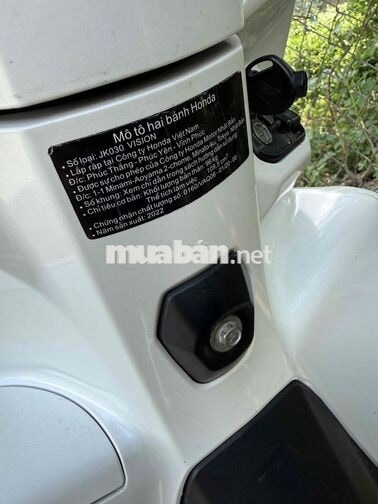 Honda Vision 2022 Trắng 32340 km