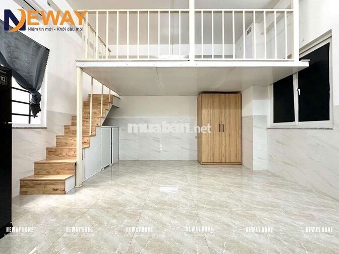 PHÒNG TÁCH BẾP GÁC CAO  - FULL NỘI THẤT - CỬA SỔ TRỜI - KẾ NHÀ GA T3