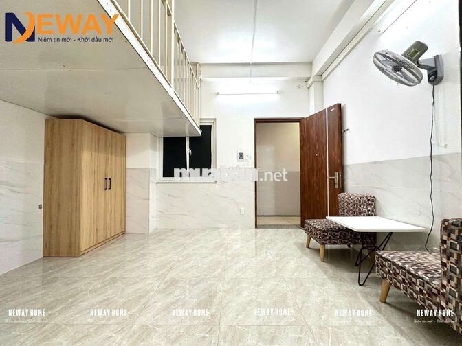 PHÒNG TÁCH BẾP GÁC CAO  - FULL NỘI THẤT - CỬA SỔ TRỜI - KẾ NHÀ GA T3