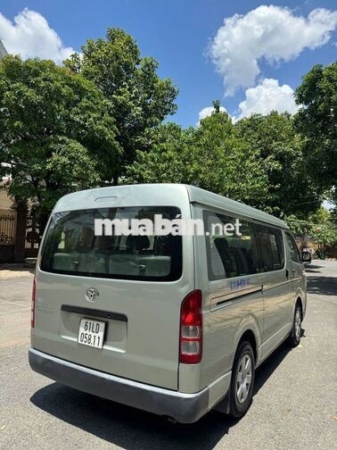 Toyota Hiace 2009 Dầu Xám 16 chỗ