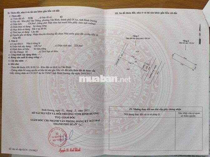 CHÍNH CHỦ BÁN NHÀ HOÀN CÔNG – ĐỐI DIỆN CÔNG VIÊN KDC BICONSI
