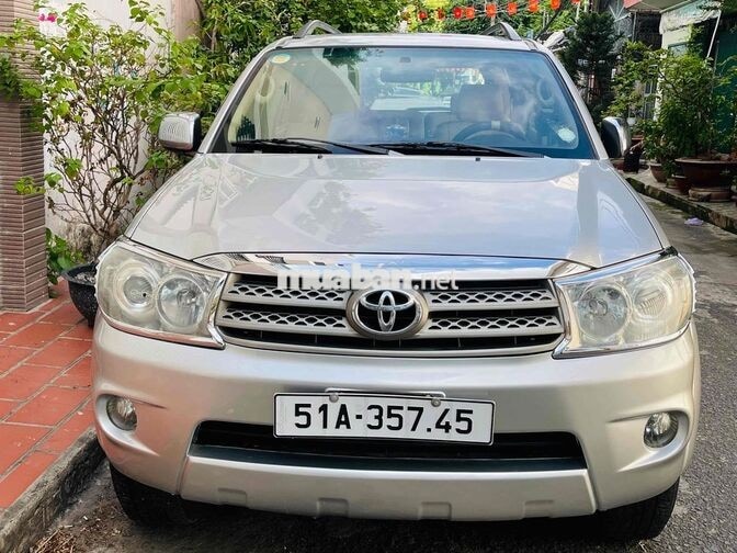 Toyota Fortuner 2009 Bạc Sàn Dầu, Máy Zin bao test