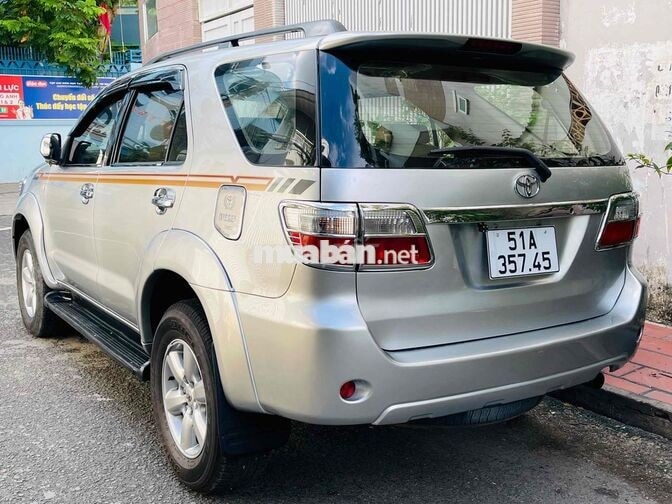 Toyota Fortuner 2009 Bạc Sàn Dầu, Máy Zin bao test