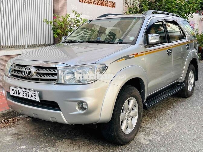 Toyota Fortuner 2009 Bạc Sàn Dầu, Máy Zin bao test
