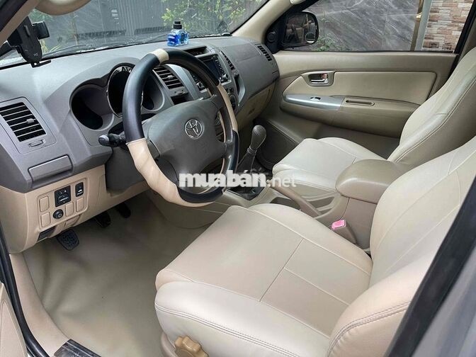 Toyota Fortuner 2009 Bạc Sàn Dầu, Máy Zin bao test