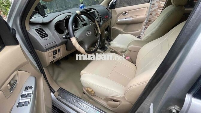 Toyota Fortuner 2009 Bạc Sàn Dầu, Máy Zin bao test