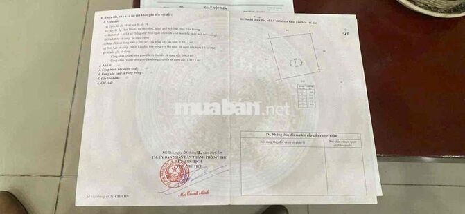BÁN ĐẤT VƯỜN - THỔ CƯ ( EM CHÍNH CHỦ )– CỒN DU LỊCH THỚI SƠN, TP. MỸ T