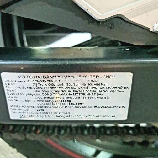 Exciter 150 2016 
