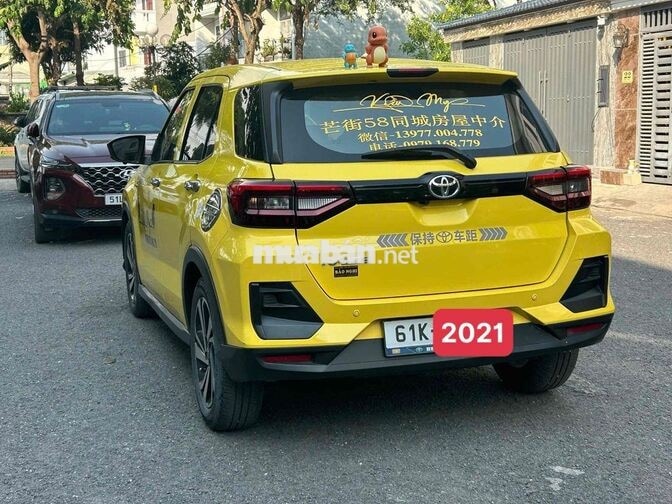 Toyota Raize 2021 Vàng 50.000 km