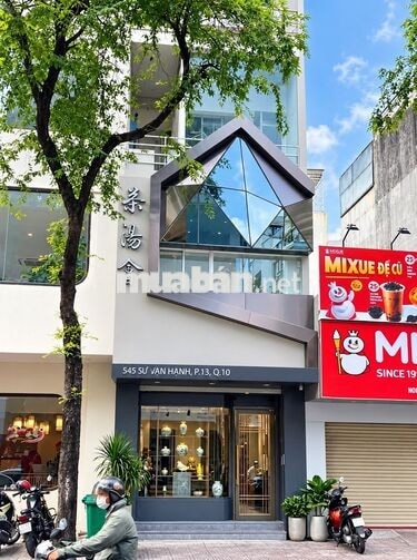 TÒA NHÀ ĐỐI DIỆN VẠN HẠNH MALL, TRỆT 4 LẦU DTSD ~450M2 CHỈ 90TR