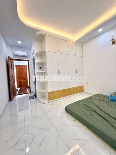 Cho thuê nhà khu đồng bộ có nội thất .nhà 1 lững 4 lầu .đuong 7m  thôn