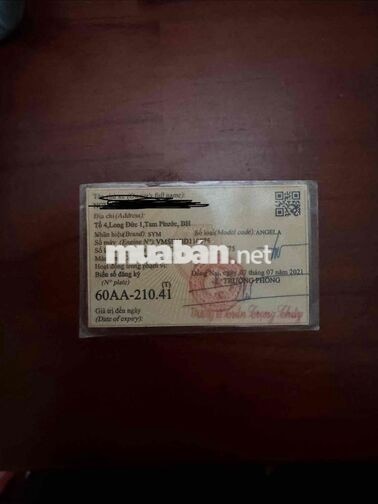 SYM Angela Trắng Xanh Xe máy 50cc