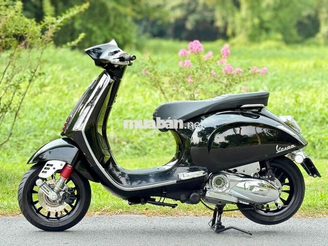 Piaggio Sprint 150 ABS 2018 Đen 14k.Fux Kiểng Crom