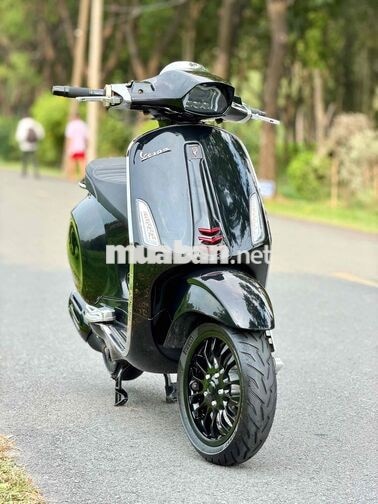 Piaggio Sprint 150 ABS 2018 Đen 14k.Fux Kiểng Crom