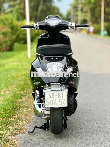 Piaggio Sprint 150 ABS 2018 Đen 14k.Fux Kiểng Crom