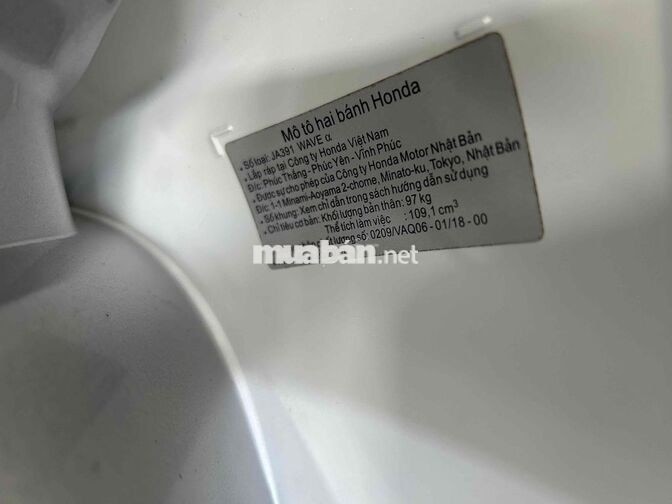 Honda Wave Alpha 2020 Trắng