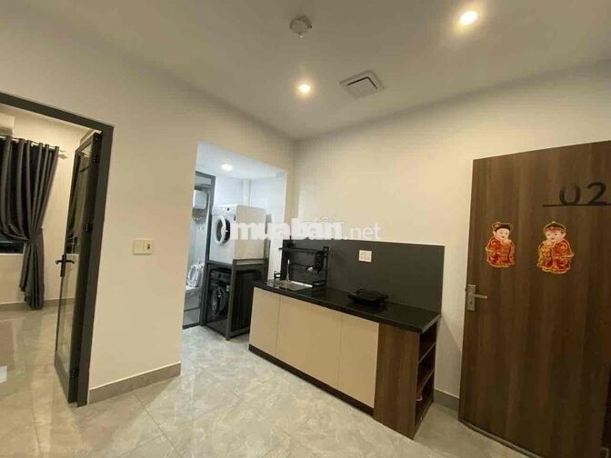 Cho thuê Căn hộ mini mới (1 phòng ngủ +) diện tích 35 m2, mặt tiền đườ