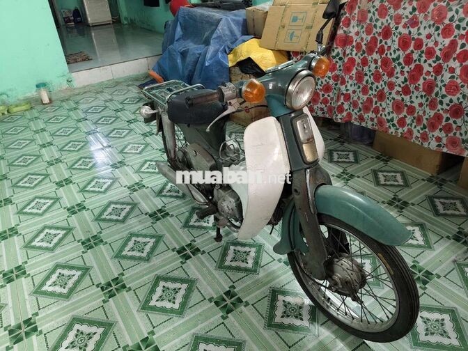 Xe máy số Cub 78 50CC Xanh trắng Cổ điển