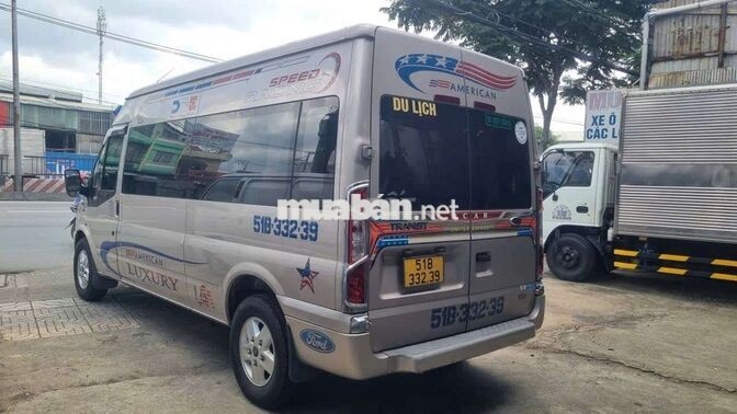 Ford Transit 2018 16 chỗ Vàng cát 199742 km