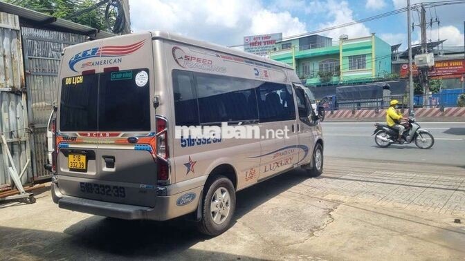 Ford Transit 2018 16 chỗ Vàng cát 199742 km