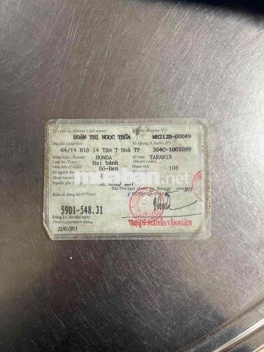 VISION FI ĐỜI 2013 XE NHẬP KHẨU TP CÓ GL ĐỖI XE